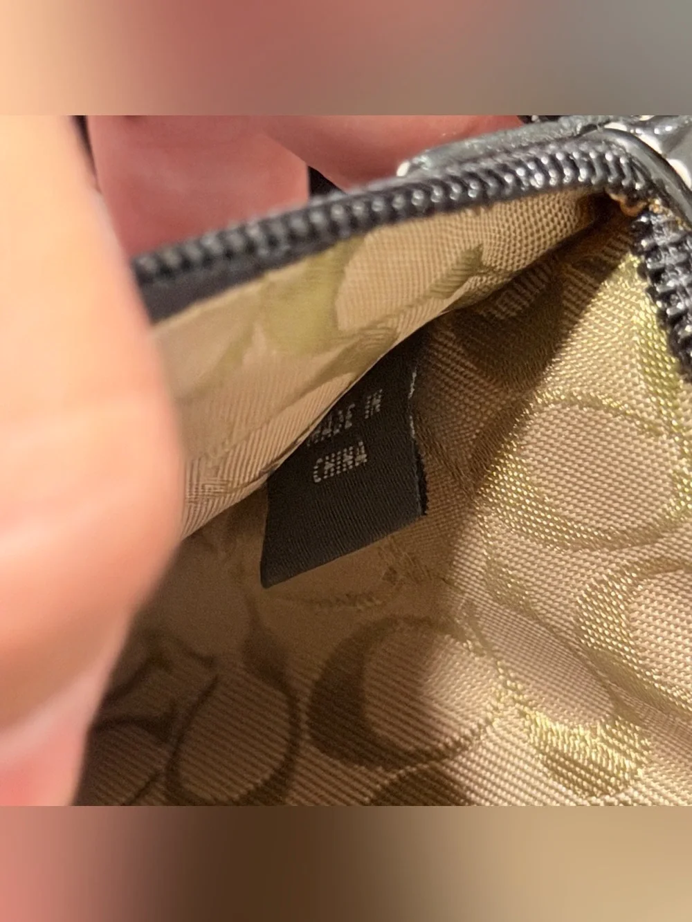 Coach Y2K Patent Leather Wristlet / Clutch Wallet